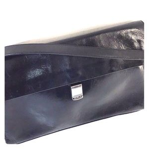 Anytime Furla Black Satchel 12”x8” strap length 9”